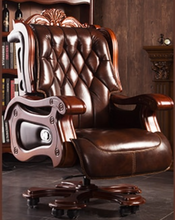 Load image into Gallery viewer, &quot;Arna Royal Victorian Collection&quot; Luxury Plus Furniture - Office Leather Massage Reclining Business Chair CEO
