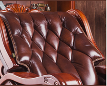 Load image into Gallery viewer, &quot;Arna Royal Victorian Collection&quot; Luxury Plus Furniture - Office Leather Massage Reclining Business Chair CEO

