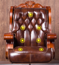 Load image into Gallery viewer, &quot;Arna Royal Victorian Collection&quot; Luxury Plus Furniture - Office Leather Massage Reclining Business Chair CEO
