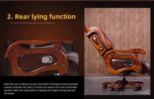 Load image into Gallery viewer, &quot;Arna Royal Victorian Collection&quot; Luxury Plus Furniture - Office Leather Massage Reclining Business Chair CEO
