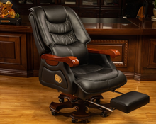 Load image into Gallery viewer, &quot;Arna Royal Victorian Collection&quot; Luxury Plus Furniture - Office Leather Reclining Business Chair
