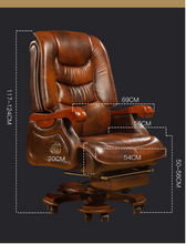 Load image into Gallery viewer, &quot;Arna Royal Victorian Collection&quot; Luxury Plus Furniture - Office Leather Reclining Business Chair
