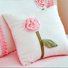 Load image into Gallery viewer, &quot;Arna&#39;s Collection&quot; - Luxury Girls Bedding Sets - 6/7 Piece Many Colours - Includes Decorative Pillows
