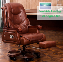 Load image into Gallery viewer, &quot;Arna Royal Victorian Collection&quot; Luxury Plus Furniture - Office Leather Reclining Business Chair CEO
