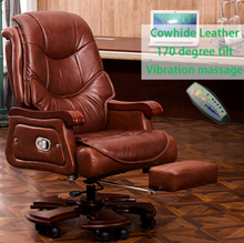 Load image into Gallery viewer, &quot;Arna Royal Victorian Collection&quot; Luxury Plus Furniture - Office Leather Reclining Business Chair CEO
