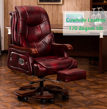 Load image into Gallery viewer, &quot;Arna Royal Victorian Collection&quot; Luxury Plus Furniture - Office Leather Reclining Business Chair CEO

