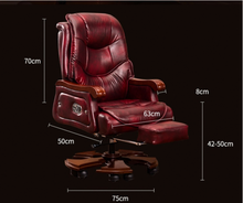 Load image into Gallery viewer, &quot;Arna Royal Victorian Collection&quot; Luxury Plus Furniture - Office Leather Reclining Business Chair CEO
