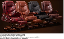 Load image into Gallery viewer, &quot;Arna Royal Victorian Collection&quot; Luxury Plus Furniture - Office Leather Reclining Business Chair CEO
