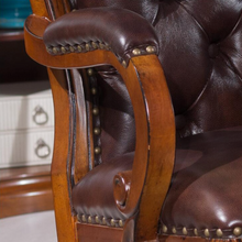 Load image into Gallery viewer, &quot;Arna Royal Victorian Collection&quot; Luxury Plus Furniture - Office Leather Reclining Business Chair President
