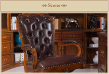 Load image into Gallery viewer, &quot;Arna Royal Victorian Collection&quot; Luxury Plus Furniture - Office Leather Reclining Business Chair President
