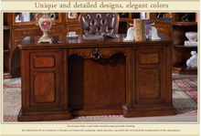 Load image into Gallery viewer, &quot;Arna Royal Victorian Collection&quot; Luxury Plus Furniture - Office Desk Business President
