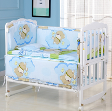 Load image into Gallery viewer, &quot;Arna Collection&quot; Bumper Set for Cot - Including Mattress - 6 pieces
