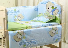 Load image into Gallery viewer, &quot;Arna Collection&quot; Bumper Set for Cot - Including Mattress - 6 pieces
