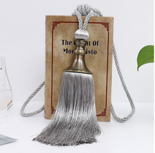Load image into Gallery viewer, 2PCS Tassel Curtain Tieback Retro Style Curtain Decorative Accessories, Rope Buckle Straps with Hanging Ball
