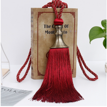 Load image into Gallery viewer, 2PCS Tassel Curtain Tieback Retro Style Curtain Decorative Accessories, Rope Buckle Straps with Hanging Ball
