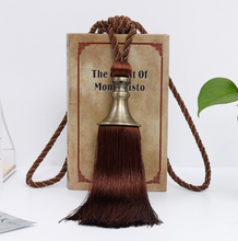 Load image into Gallery viewer, 2PCS Tassel Curtain Tieback Retro Style Curtain Decorative Accessories, Rope Buckle Straps with Hanging Ball
