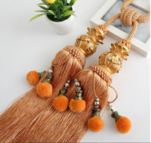 Load image into Gallery viewer, &quot;Arna Collection&quot; Retro/Classical/Vintage Rope Curtain Ties - Many COLOURS x 2 Pieces
