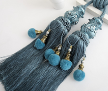 Load image into Gallery viewer, &quot;Arna Collection&quot; Retro/Classical/Vintage Rope Curtain Ties - Many COLOURS x 2 Pieces
