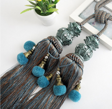 Load image into Gallery viewer, &quot;Arna Collection&quot; Retro/Classical/Vintage Rope Curtain Ties - Many COLOURS x 2 Pieces
