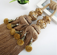 Load image into Gallery viewer, &quot;Arna Collection&quot; Retro/Classical/Vintage Rope Curtain Ties - Many COLOURS x 2 Pieces
