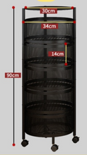 Load image into Gallery viewer, Versatile Storage Set on Casters -  Multi-layer Baskets Kitchen/Bedroom/Bathroom/Sewing Room/Toys
