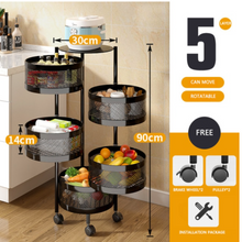 Load image into Gallery viewer, Versatile Storage Set on Casters -  Multi-layer Baskets Kitchen/Bedroom/Bathroom/Sewing Room/Toys
