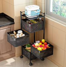 Load image into Gallery viewer, Versatile Storage Set on Casters -  Multi-layer Baskets Kitchen/Bedroom/Bathroom/Sewing Room/Toys
