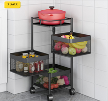 Load image into Gallery viewer, Versatile Storage Set on Casters -  Multi-layer Baskets Kitchen/Bedroom/Bathroom/Sewing Room/Toys
