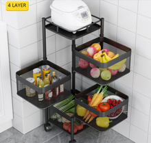 Load image into Gallery viewer, Versatile Storage Set on Casters -  Multi-layer Baskets Kitchen/Bedroom/Bathroom/Sewing Room/Toys
