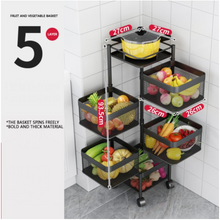 Load image into Gallery viewer, Versatile Storage Set on Casters -  Multi-layer Baskets Kitchen/Bedroom/Bathroom/Sewing Room/Toys
