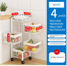 Load image into Gallery viewer, Versatile Storage Set on Casters -  Multi-layer Baskets Kitchen/Bedroom/Bathroom/Sewing Room/Toys
