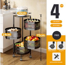 Load image into Gallery viewer, Versatile Storage Set on Casters -  Multi-layer Baskets Kitchen/Bedroom/Bathroom/Sewing Room/Toys
