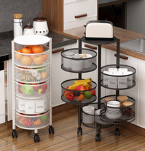 Load image into Gallery viewer, Versatile Storage Set on Casters -  Multi-layer Baskets Kitchen/Bedroom/Bathroom/Sewing Room/Toys
