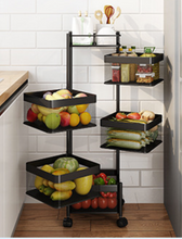 Load image into Gallery viewer, Versatile Storage Set on Casters -  Multi-layer Baskets Kitchen/Bedroom/Bathroom/Sewing Room/Toys
