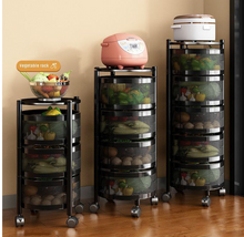 Load image into Gallery viewer, Versatile Storage Set on Casters -  Multi-layer Baskets Kitchen/Bedroom/Bathroom/Sewing Room/Toys
