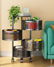 Load image into Gallery viewer, Versatile Storage Set on Casters -  Multi-layer Baskets Kitchen/Bedroom/Bathroom/Sewing Room/Toys

