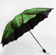 Load image into Gallery viewer, &quot;Arna&#39;s Luxury Umbrella Collection - Green Leaf (Beautiful Gift)
