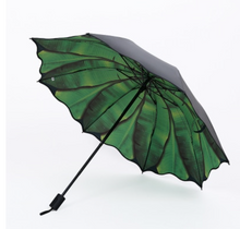 Load image into Gallery viewer, &quot;Arna&#39;s Luxury Umbrella Collection - Green Leaf (Beautiful Gift)
