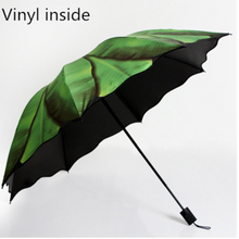 Load image into Gallery viewer, &quot;Arna&#39;s Luxury Umbrella Collection - Green Leaf (Beautiful Gift)
