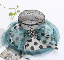 Load image into Gallery viewer, &quot;Arna&quot; Collection - Luxury Hats - Sheer Elegance Flower Organza Hat

