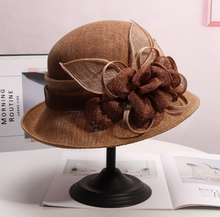 Load image into Gallery viewer, &quot;Arna&quot; Collection - Luxury Hats - British Lady Derby Race Fedora Hat - Many Colours
