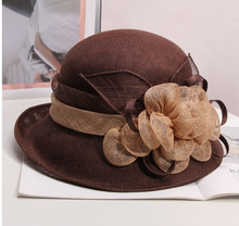 Load image into Gallery viewer, &quot;Arna&quot; Collection - Luxury Hats - British Lady Derby Race Fedora Hat - Many Colours
