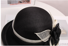 Load image into Gallery viewer, &quot;Arna&quot; Collection - Luxury Hats - British Lady Derby Race Fedora Hat - Many Colours
