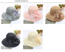 Load image into Gallery viewer, &quot;Arna&quot; Collection - Luxury Hats - Amazing Detail Lace - Classy &amp; Stylish - Many Colours
