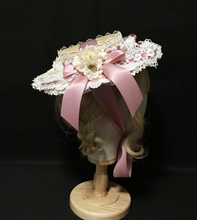 Load image into Gallery viewer, &quot;Arna&quot; Collection - Luxury Hats - Absolute Stunning Hat Ribbon/Lace/Flower- Many Colours
