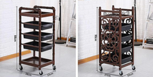 Load image into Gallery viewer, Luxury Hairdressing Salon Trolley - Barber Shop Hair Salon Trolley Retro Multi-Function - Many Styles
