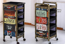 Load image into Gallery viewer, Luxury Hairdressing Salon Trolley - Barber Shop Hair Salon Trolley Retro Multi-Function - Many Styles
