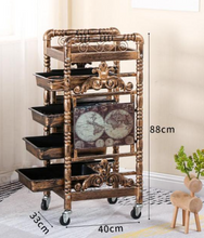 Load image into Gallery viewer, Luxury Hairdressing Salon Trolley - Barber Shop Hair Salon Trolley Retro Multi-Function - Many Styles

