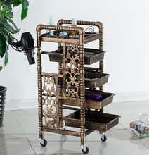 Load image into Gallery viewer, Luxury Hairdressing Salon Trolley - Barber Shop Hair Salon Trolley Retro Multi-Function - Many Styles
