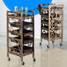 Load image into Gallery viewer, Luxury Hairdressing Salon Trolley - Barber Shop Hair Salon Trolley Retro Multi-Function - Many Styles
